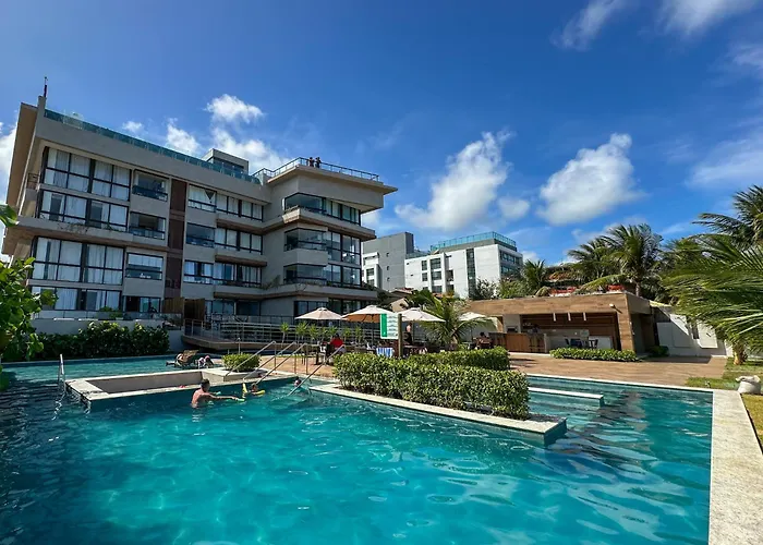 Flat pé na areia na melhor localização de Pôrto das Galinhas