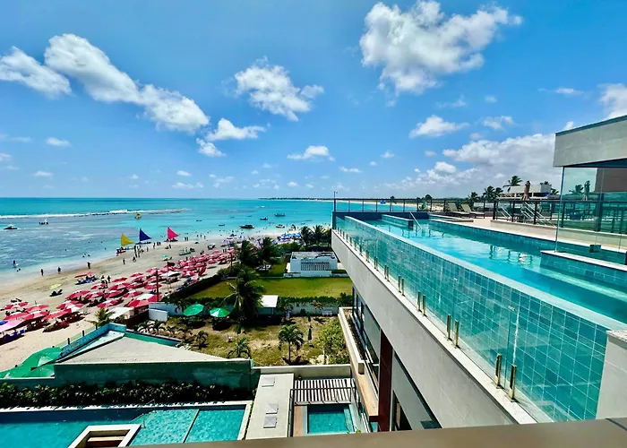 Flat pé na areia na melhor localização de Pôrto das Galinhas